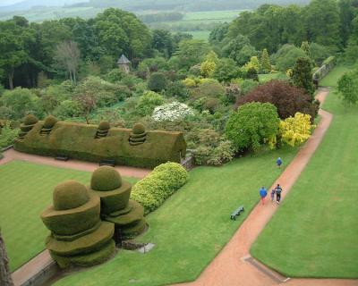 Crathes Castle gardens