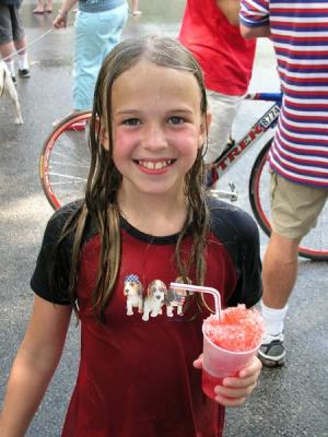 Snow cones hit the spot