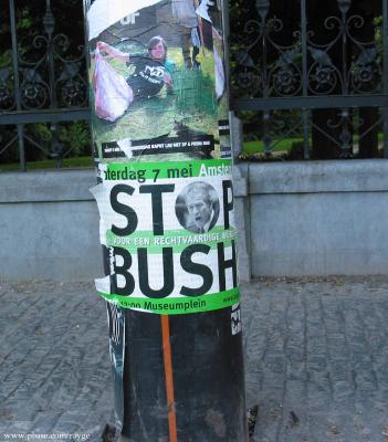 Anti-Bush Rally Flyer