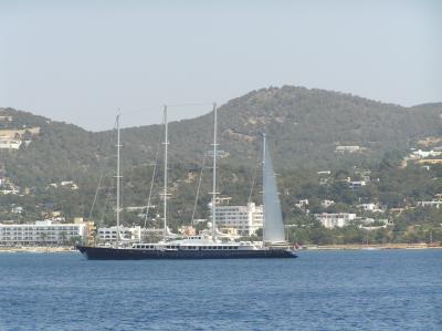 4 Mast Sail Cruiser at Ibiza