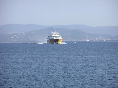 Pitiusa Nova crossing from Ibiza at speed