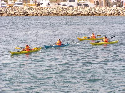 Canoeing at Formentera