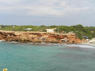 Cliffs at Cala Saona