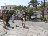 Live Statues at Ibiza Town