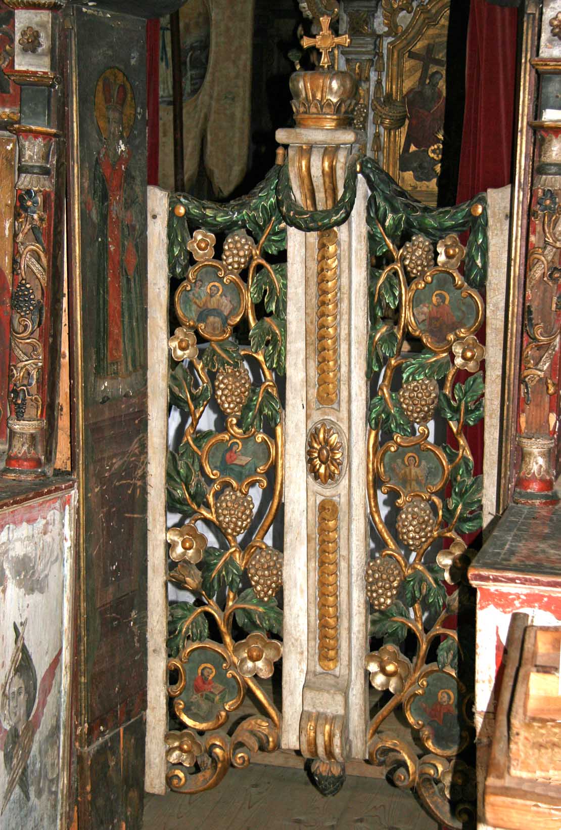 Ornate Wooden Gate