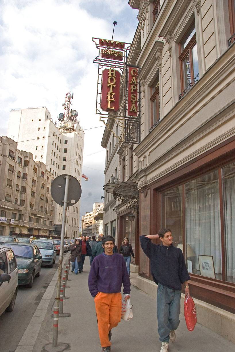 On the street in Bucharest