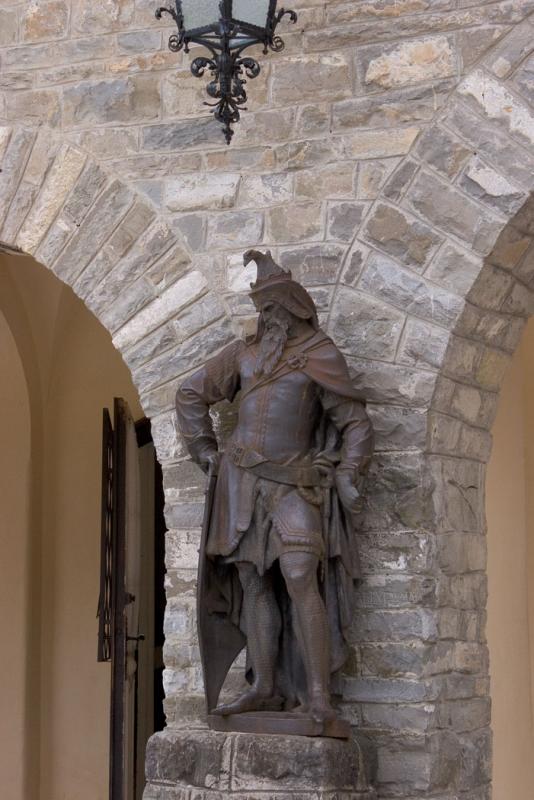 Statue on the terrace