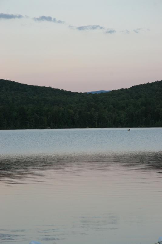 Indian Pond at sunset
