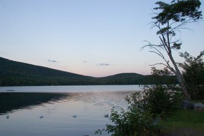 Indian Pond at sunset