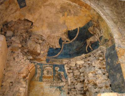 Early church fresco