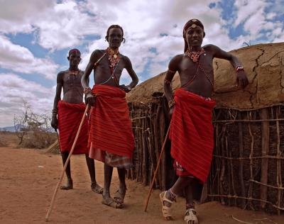 Three Samburu Men