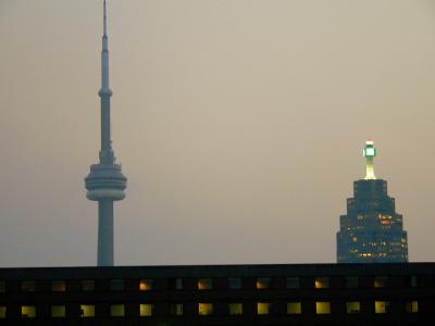 CN Tower and Toronto skyline.