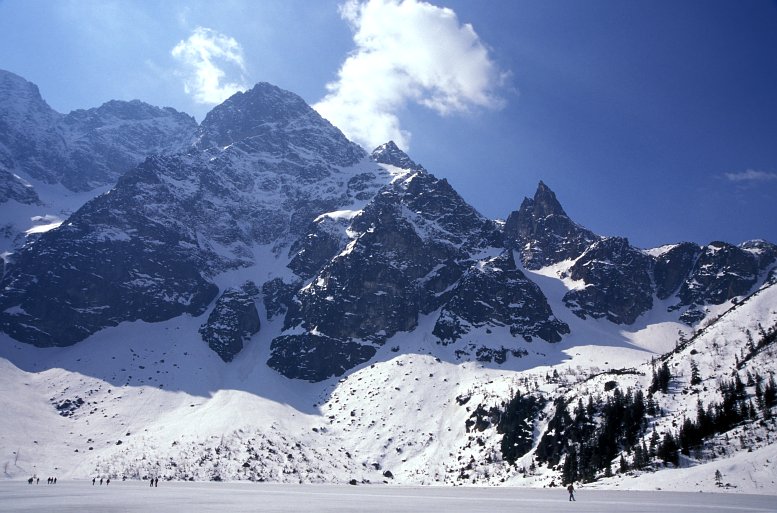 Frozen Morskie Oko (Sea eye) Lake