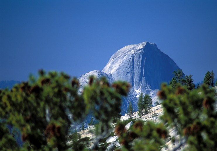 Yosemite NP: Half Dome from Tioga Road