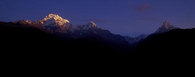 Annapurna range from Ghandruk village
