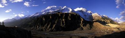 Annapurna range from Manang