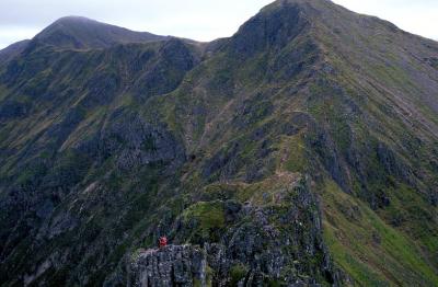 Aonach Eagach ridge above Glencoe