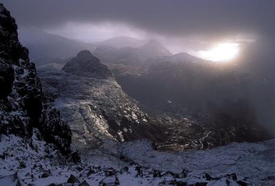 Isle of Skye:  view from the Cuillin ridge near Bruach na Frithe