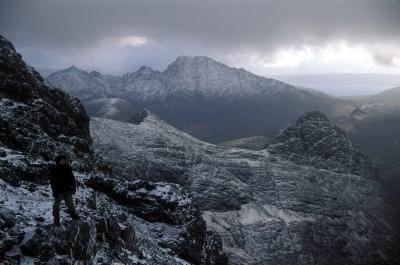 Isle of Skye:  view from the Cuillin ridge near Bruach na Frithe