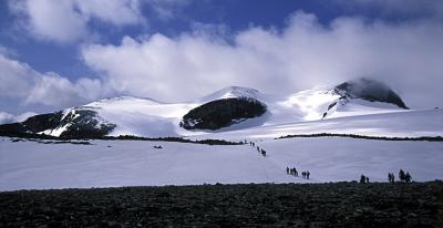 Galdhopiggen (2469 m) in Jotunheimen NP
