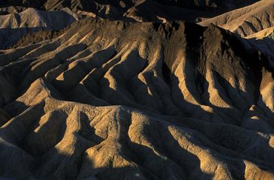 Death Valley: Sunrise view from Zabriskie Point