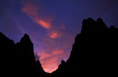 Pale di San Martino: evening light