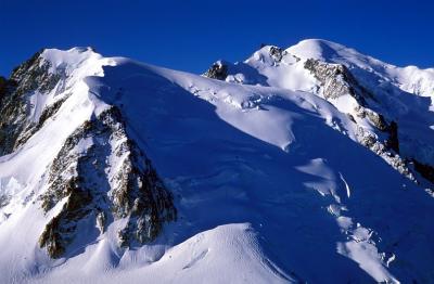 Mont Blanc from Aguille de Midi