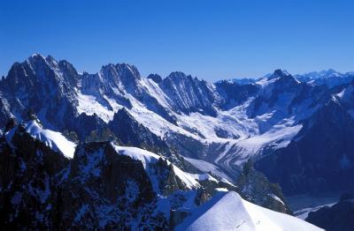 High Alps from Aguille de Midi