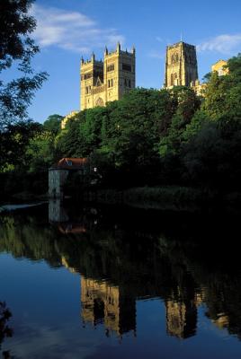 Durham Cathedral above river Wear