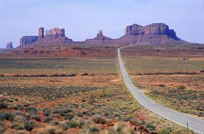 Highway 163, towards Monument Valley