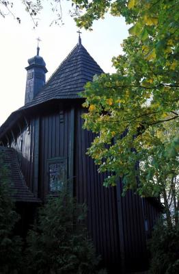 Wooden church in Dluga Koscielna near Warsaw