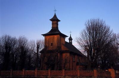 An old wooden church