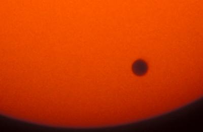 Venus transit on Solar disk (06-2004)