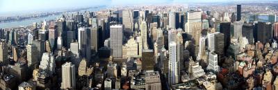 New York: view from Empire State Building