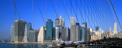 New York: Manhattan from Brooklyn Bridge