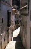 Granada: narrow streets of the Albayzin quarter