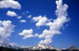 Yosemite NP: sky above Tuolumne Meadows