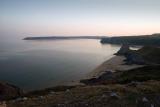 Three Cliffs Bay at Sunset