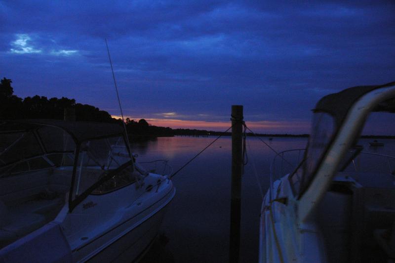 Coecles Harbor, sunset