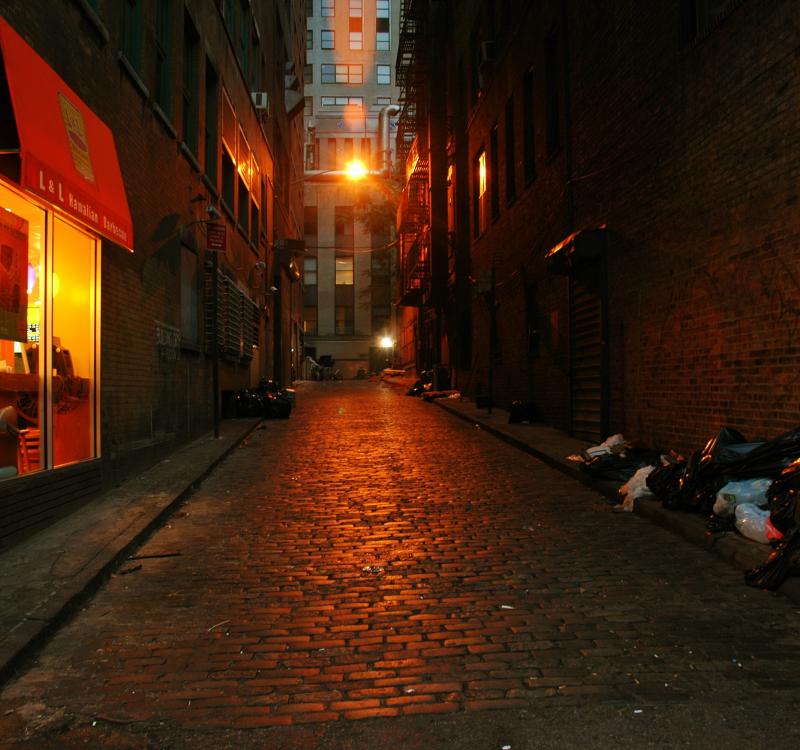 alley off Fulton Street