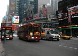 Times Square tour Bus