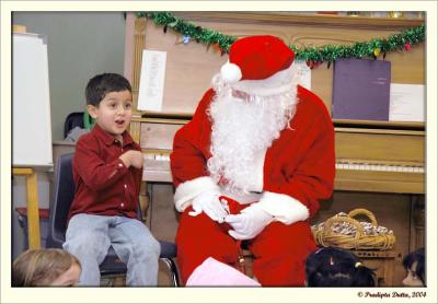 On the hot seat with Santa