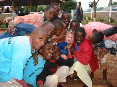 Tegan is slightly culturally shocked as the children of Kaburugi try to see what she feels like