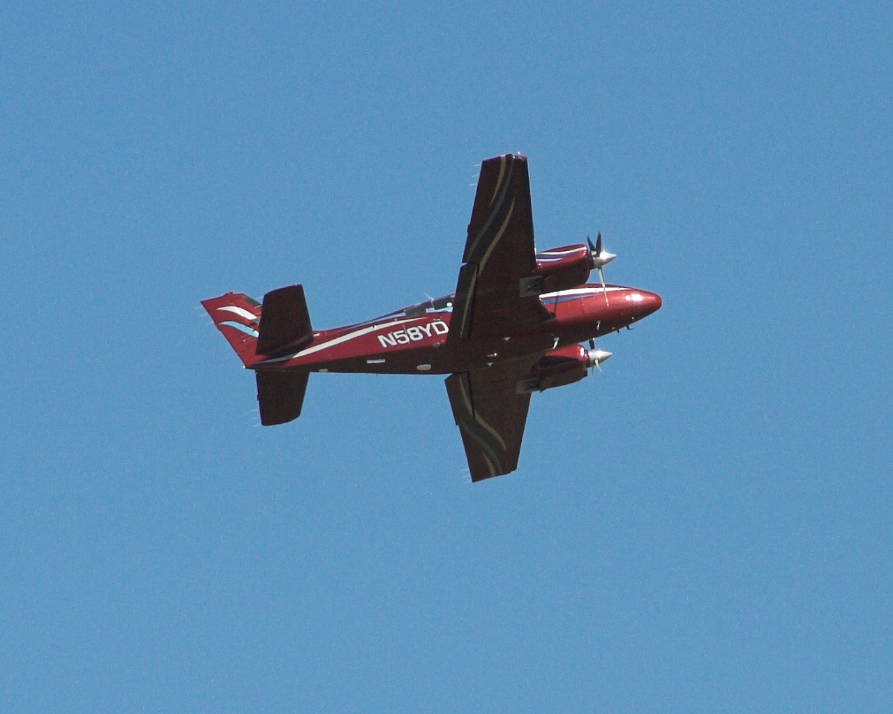 Red aircraft