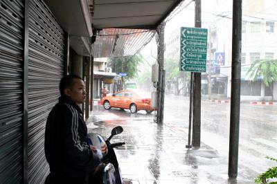 Caught in the rain: Bangkok