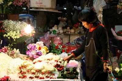 Flower market: Chiangmai