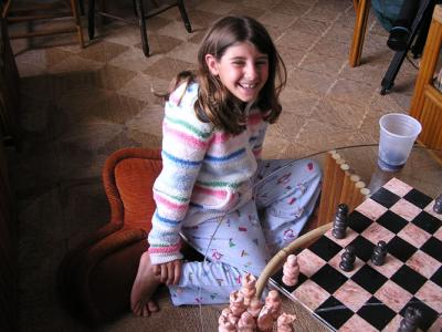 Pajamas and Chess..Perfect Together