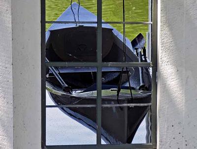 Window in white lake