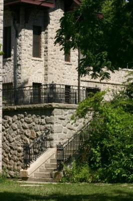 stairs and battlement