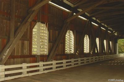 Dorena Covered Bridge Interior